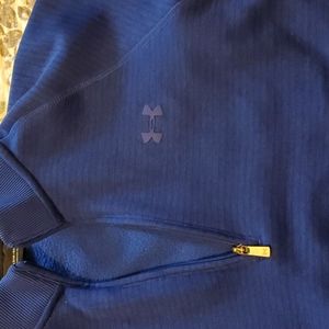 Under Armour cold gear half zip royal blue L storm